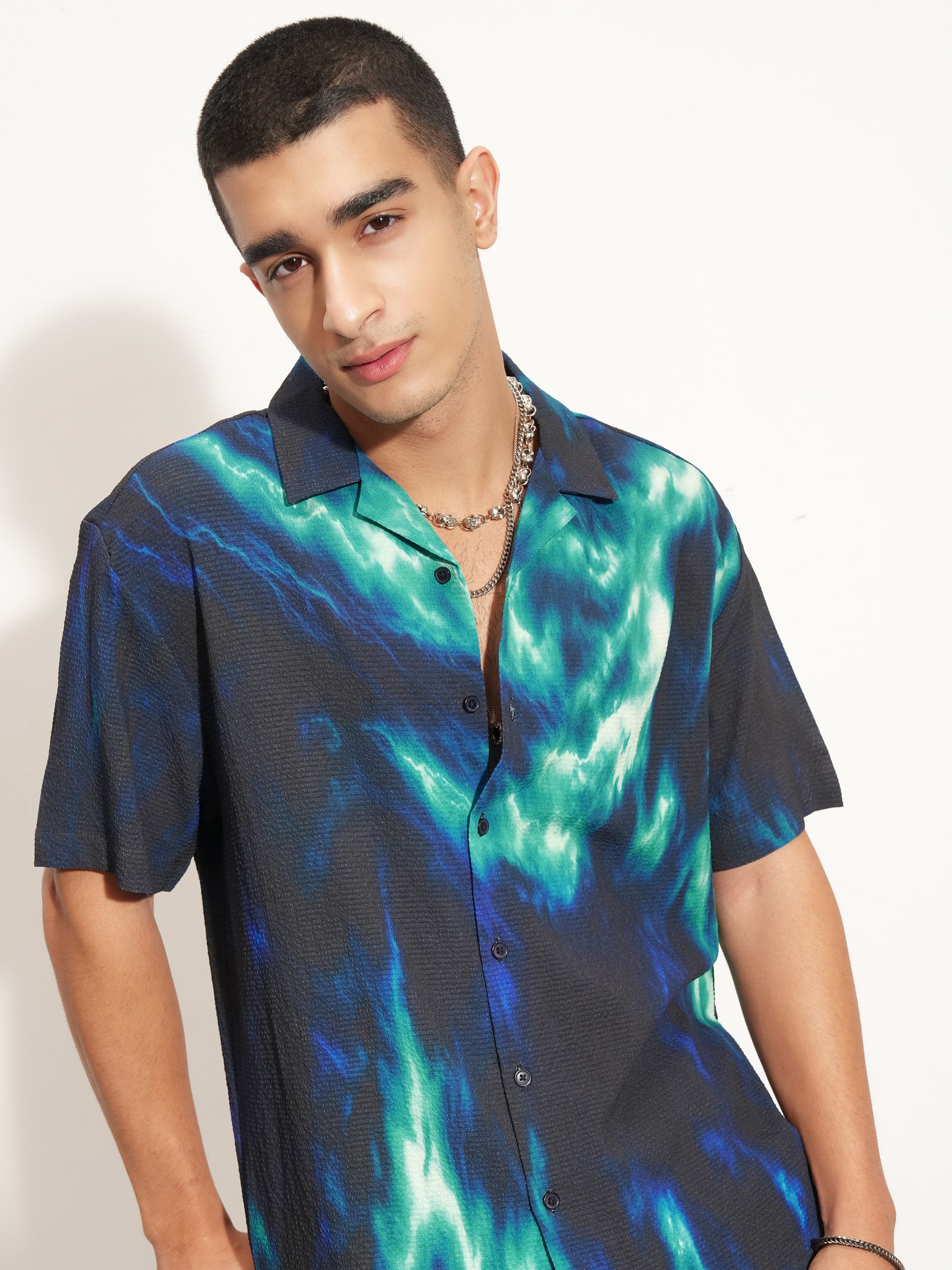 Highlander Men Multi Printed Relaxed Fit Casual Shirt - Multi - Image 1