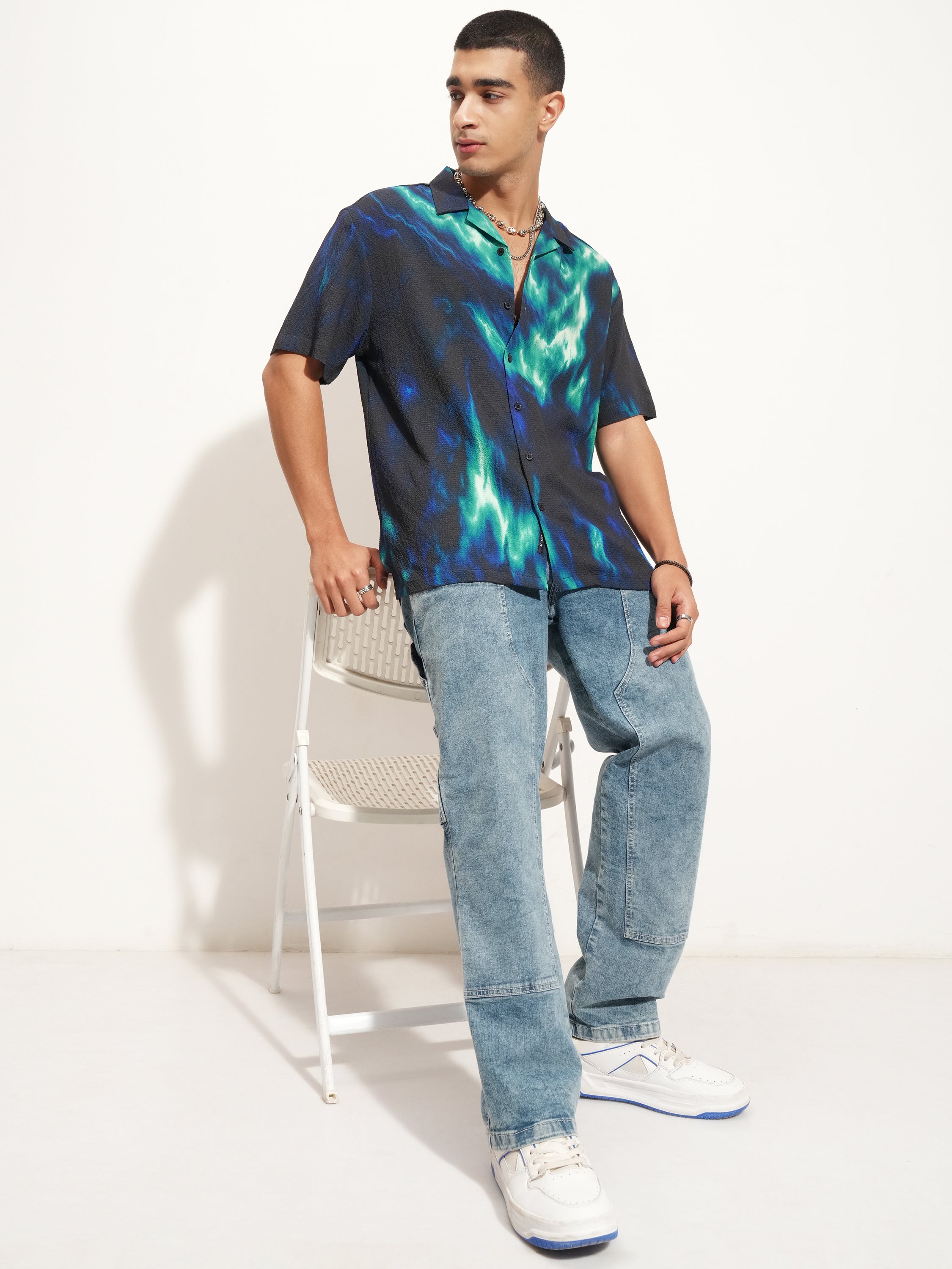 Highlander Men Multi Printed Relaxed Fit Casual Shirt - Multi - Image 2