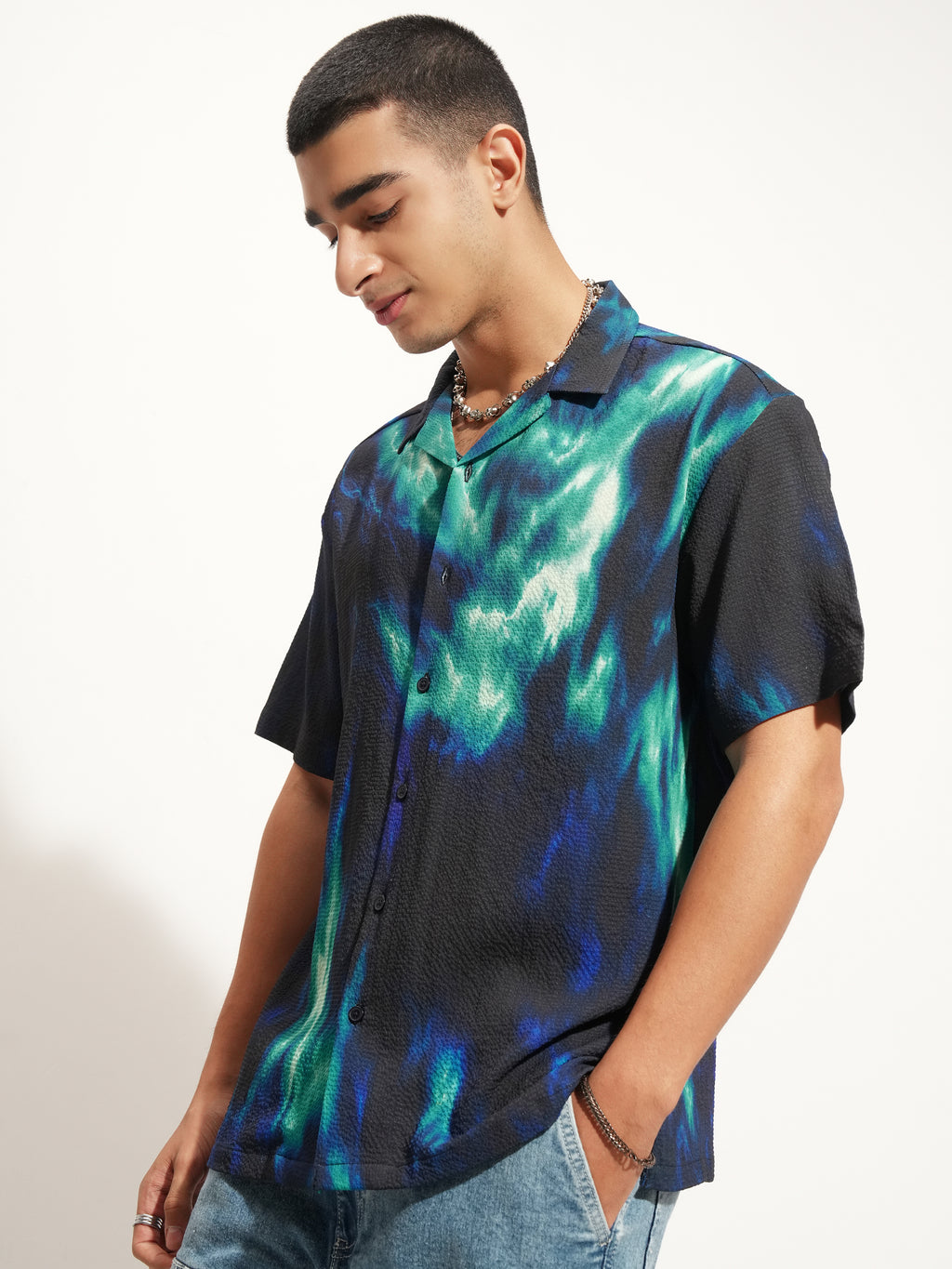 Highlander Men Multi Printed Relaxed Fit Casual Shirt - Multi - Image 4