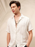 Highlander Men White Printed Relaxed Fit Casual Shirt - White - Image 1