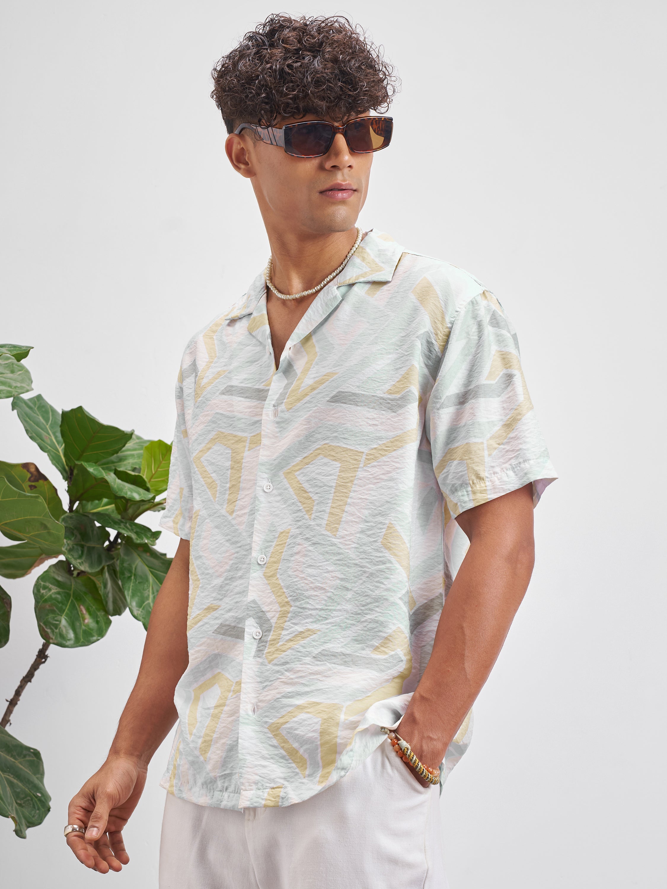 Highlander Men Multi Printed Relaxed Fit Casual Shirt - Multi - Image 4