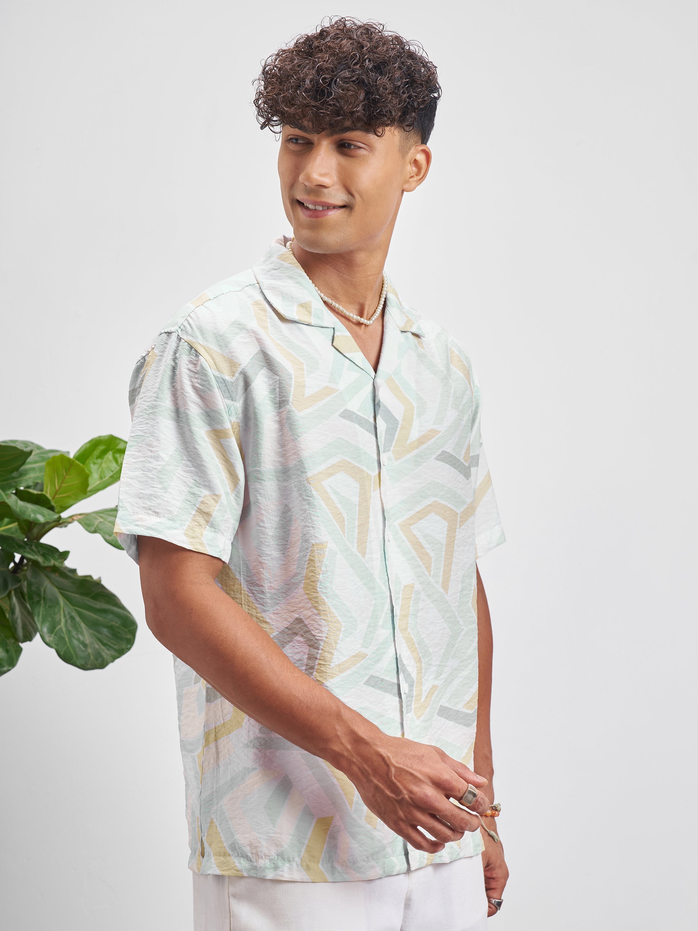Highlander Men Multi Printed Relaxed Fit Casual Shirt - Multi - Image 6