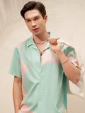 Highlander Men Green Printed Relaxed Fit Casual Shirt - Green - Image 1