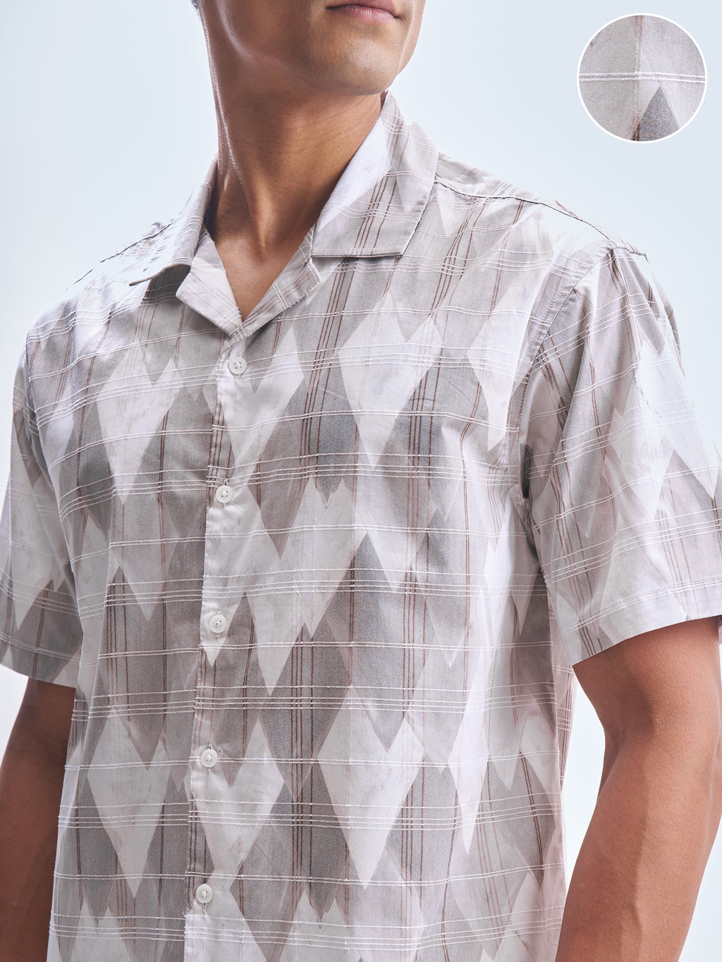 Highlander Men Purple Printed Relaxed Fit Casual Shirt - Purple - Image 5
