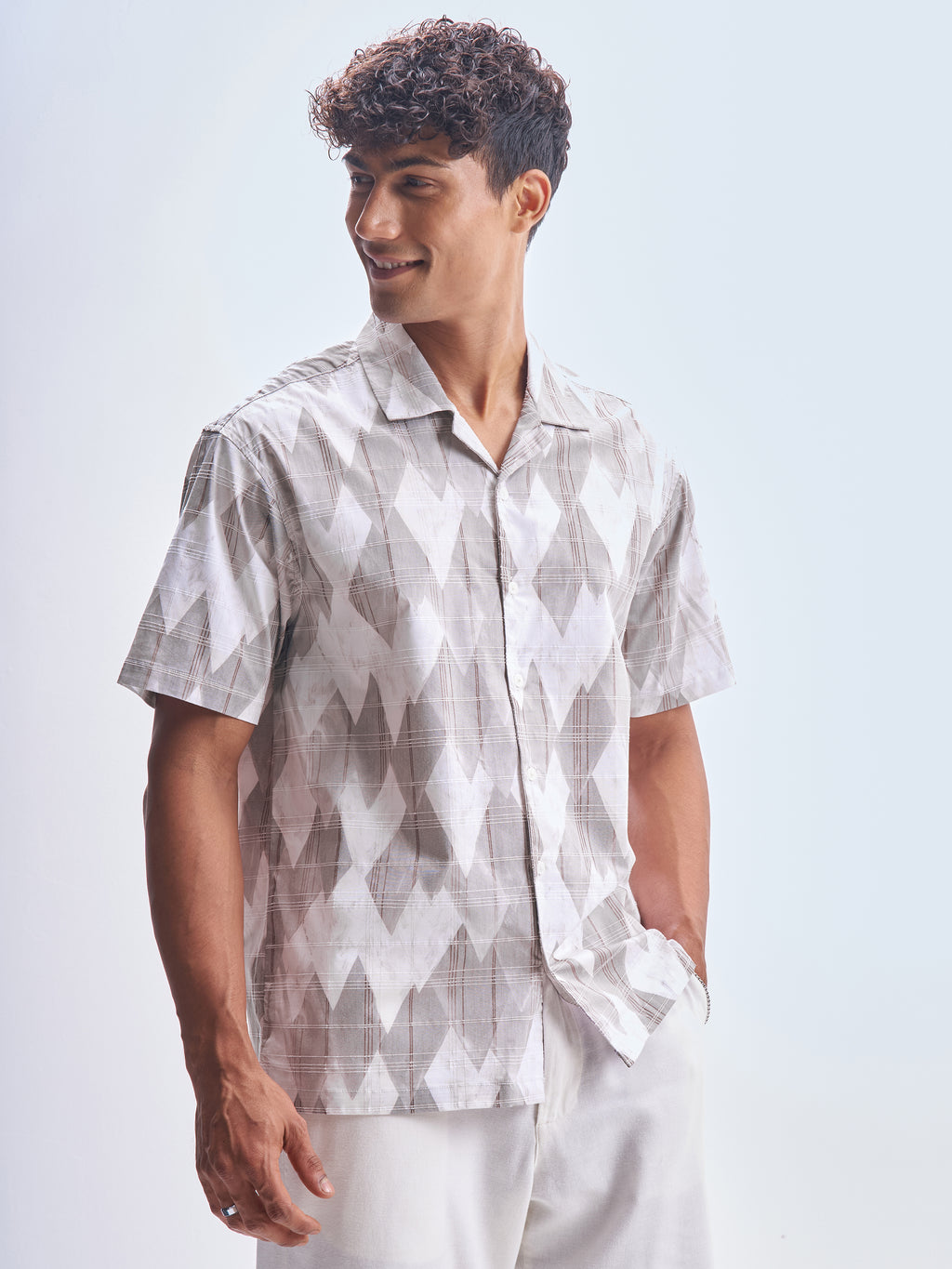 Highlander Men Purple Printed Relaxed Fit Casual Shirt - Purple - Image 6