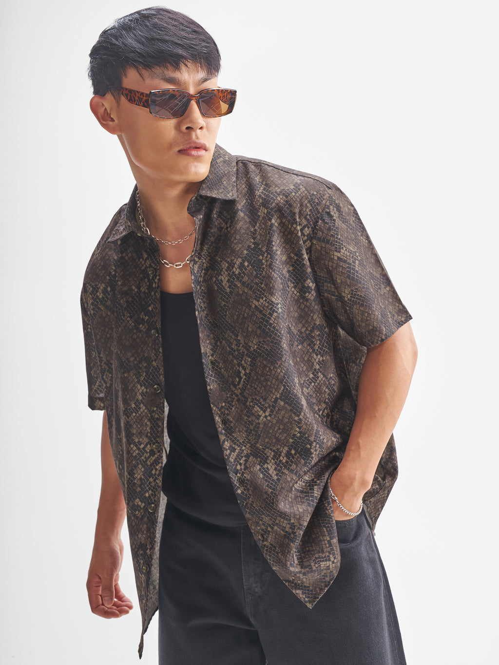 Highlander Men Multi Printed Relaxed Fit Casual Shirt - Multi - Image 1