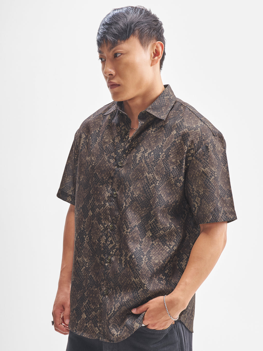 Highlander Men Multi Printed Relaxed Fit Casual Shirt - Multi - Image 4