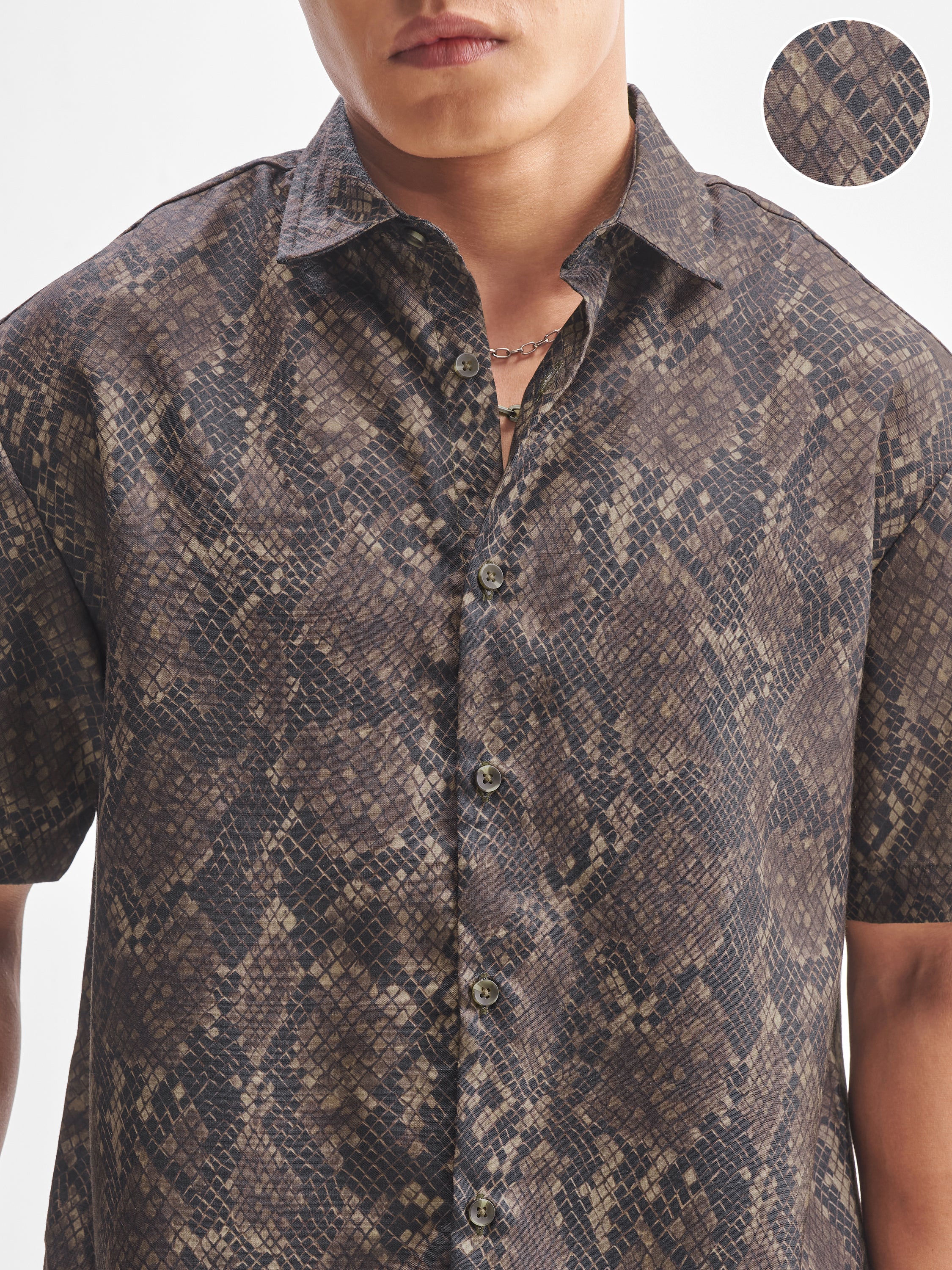 Highlander Men Multi Printed Relaxed Fit Casual Shirt - Multi - Image 5