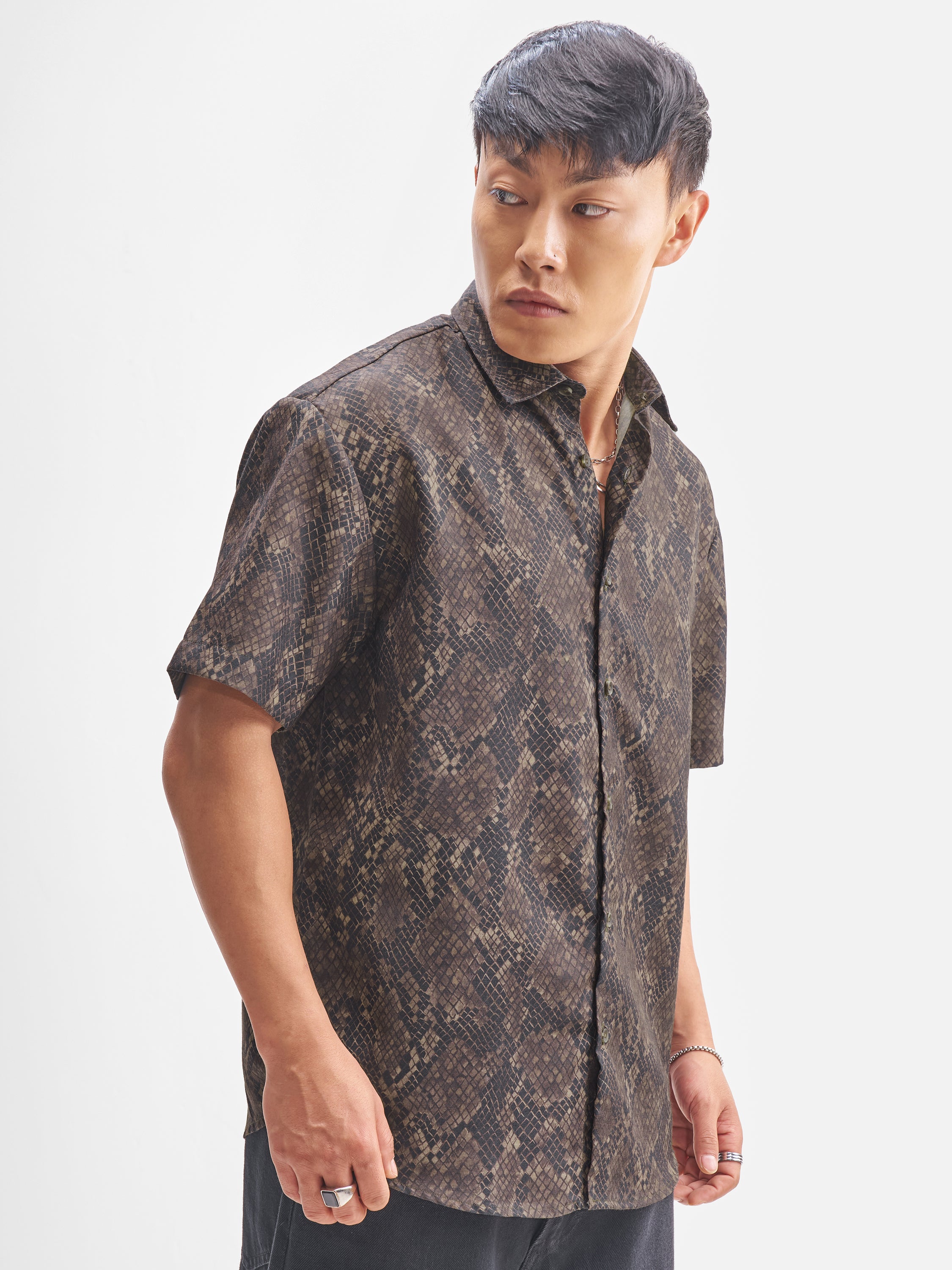 Highlander Men Multi Printed Relaxed Fit Casual Shirt - Multi - Image 6