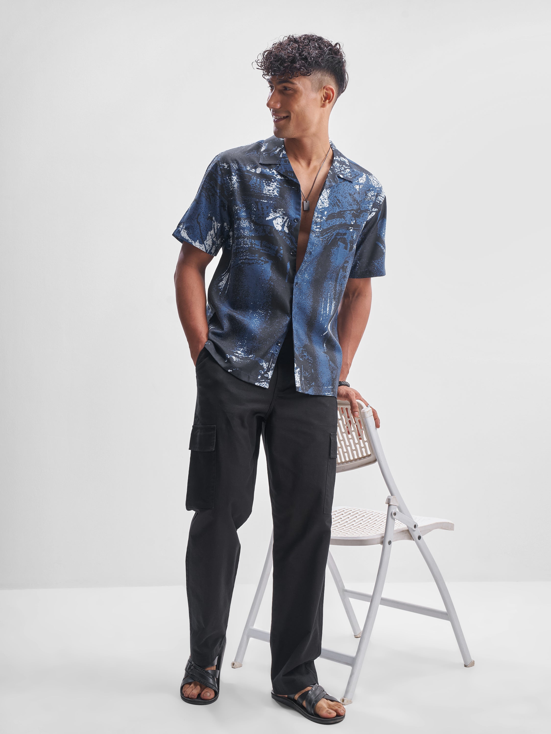 Highlander Men Multi Printed Relaxed Fit Casual Shirt - Multi - Image 2