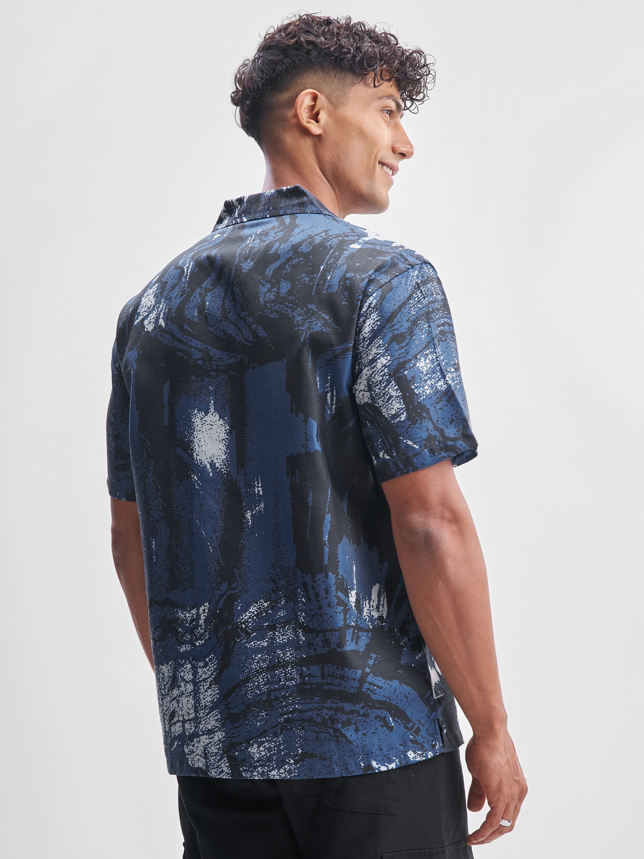Highlander Men Multi Printed Relaxed Fit Casual Shirt - Multi - Image 3