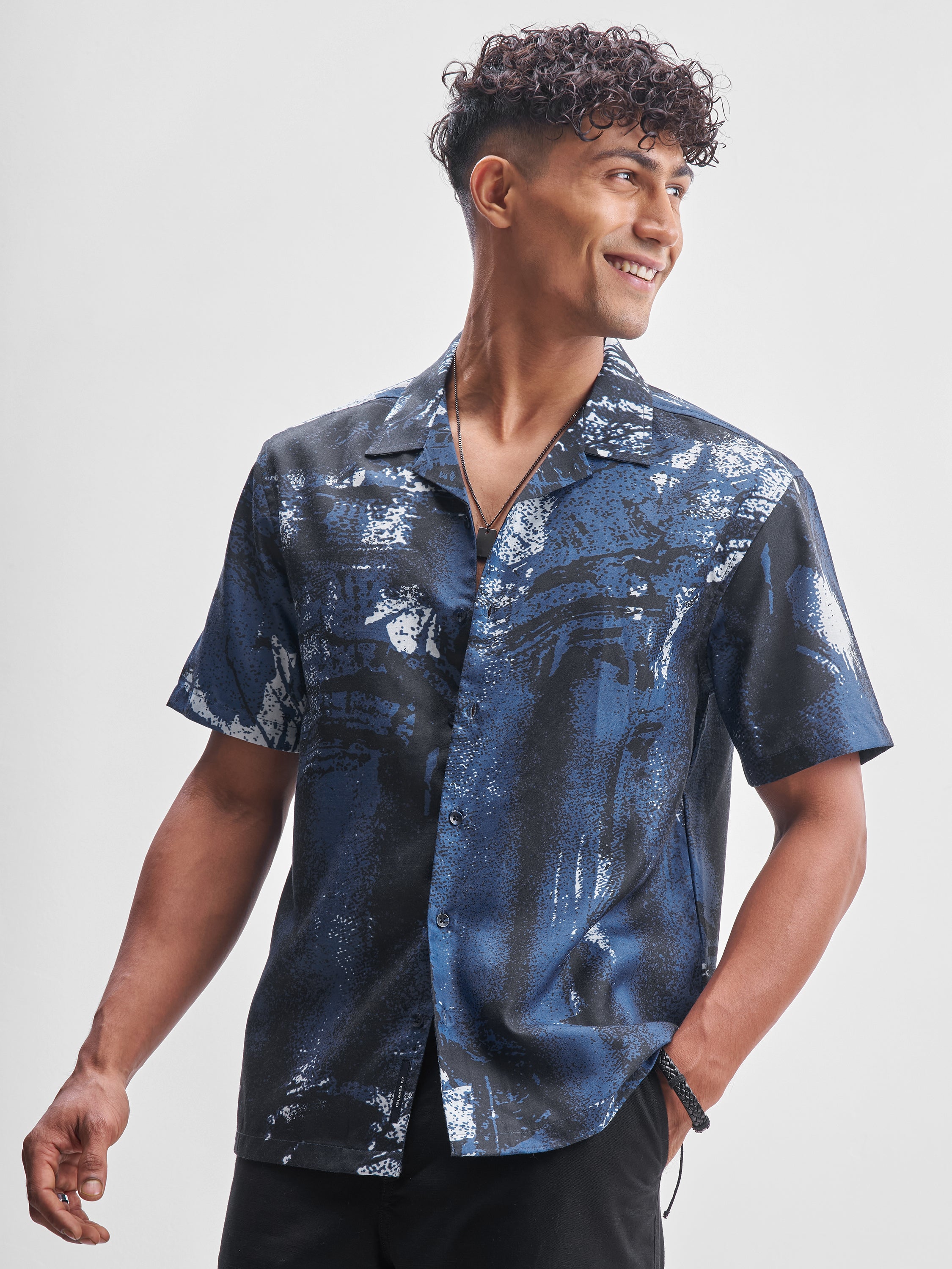 Highlander Men Multi Printed Relaxed Fit Casual Shirt - Multi - Image 4