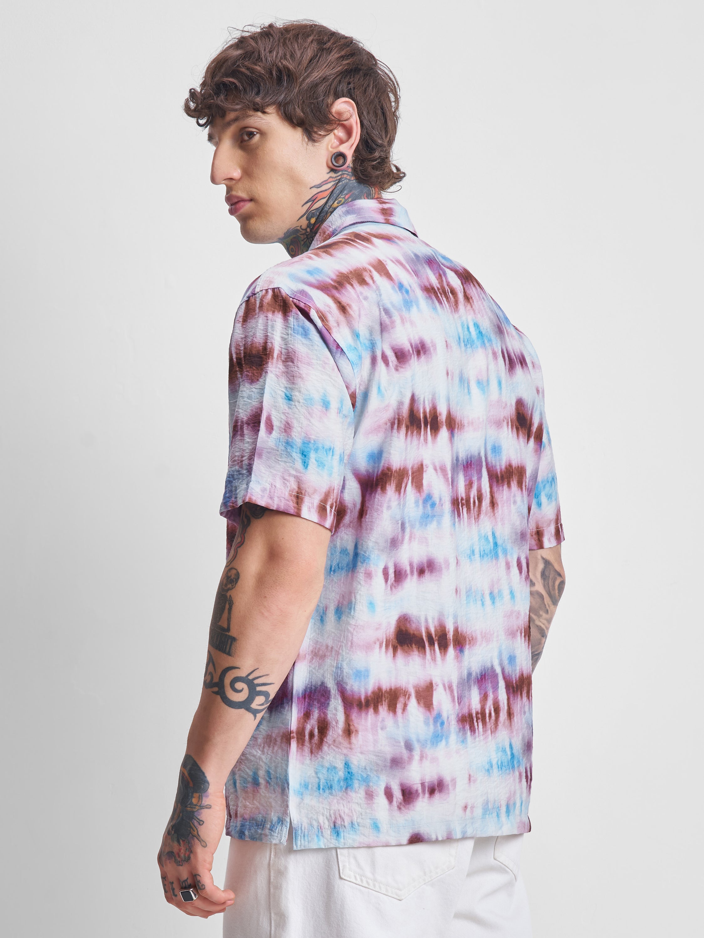 Highlander Men Multi Printed Relaxed Fit Casual Shirt - Multi - Image 3