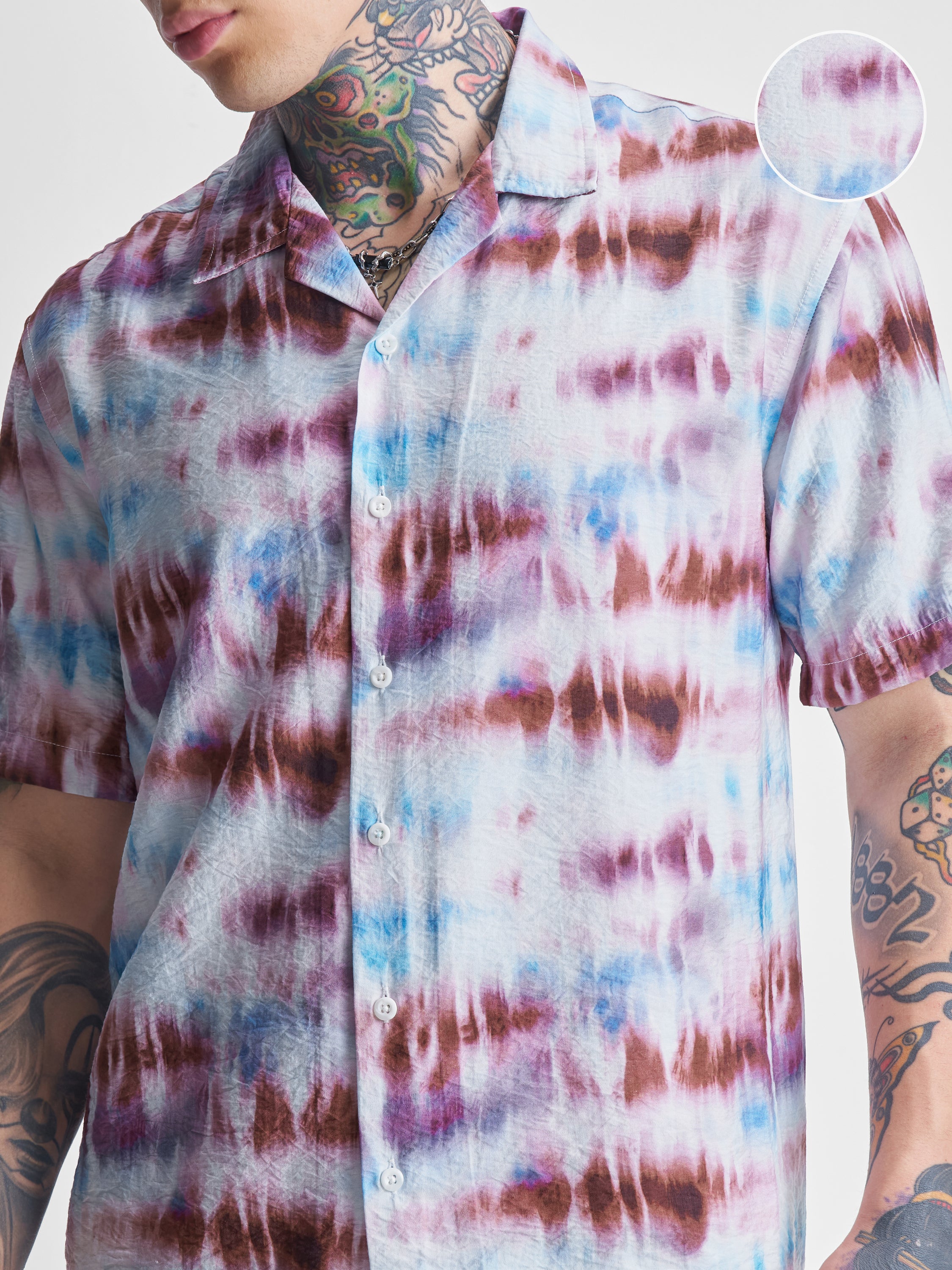 Highlander Men Multi Printed Relaxed Fit Casual Shirt - Multi - Image 5