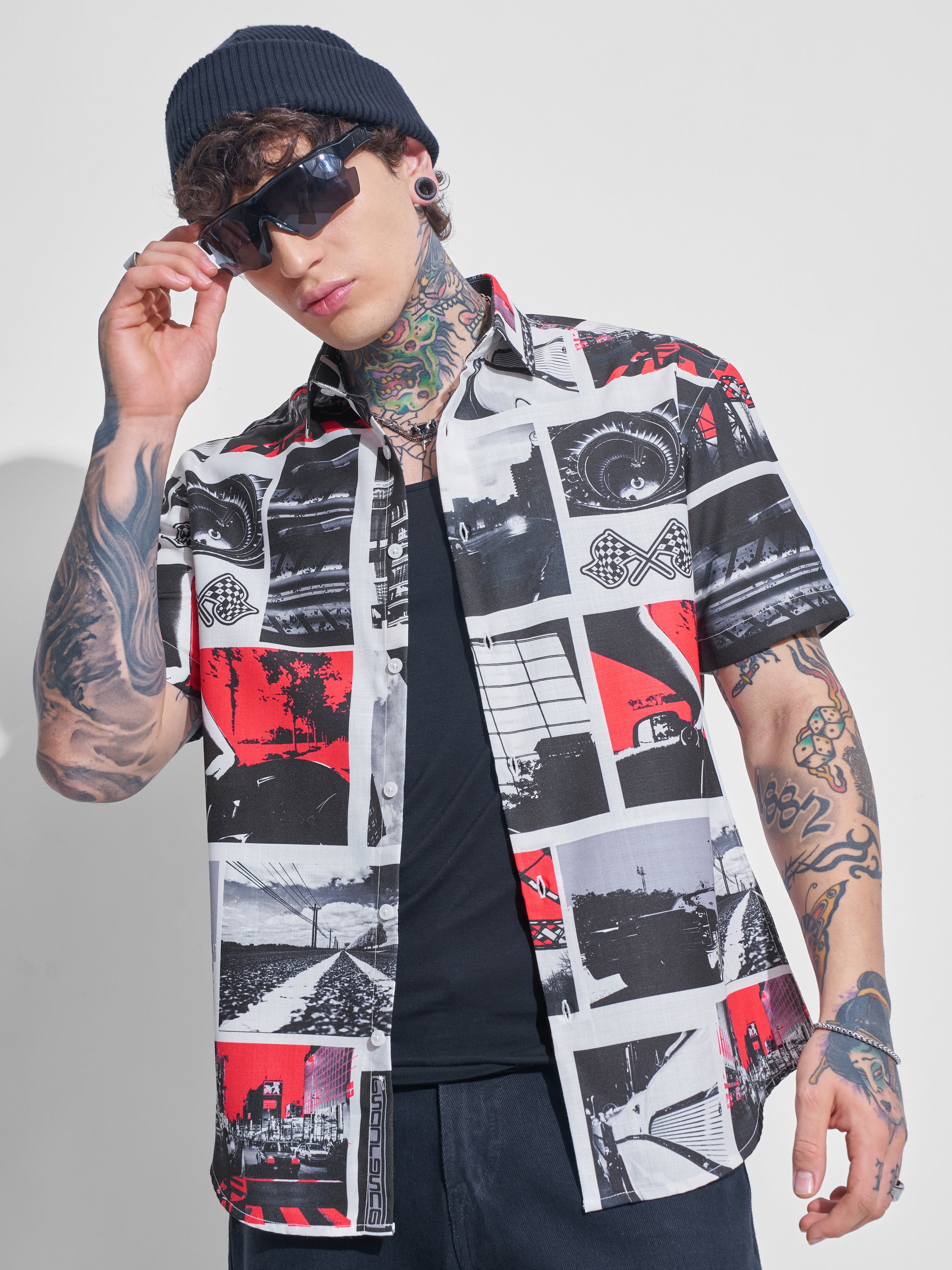Highlander Men Multi Printed Relaxed Fit Casual Shirt - Multi - Image 1