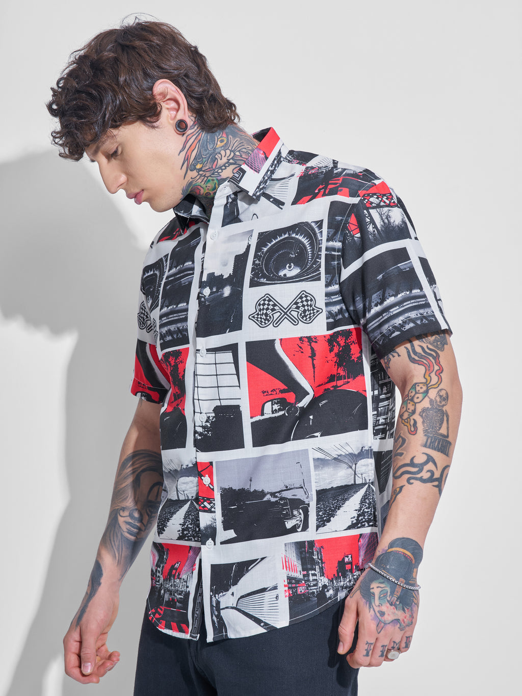 Highlander Men Multi Printed Relaxed Fit Casual Shirt - Multi - Image 4
