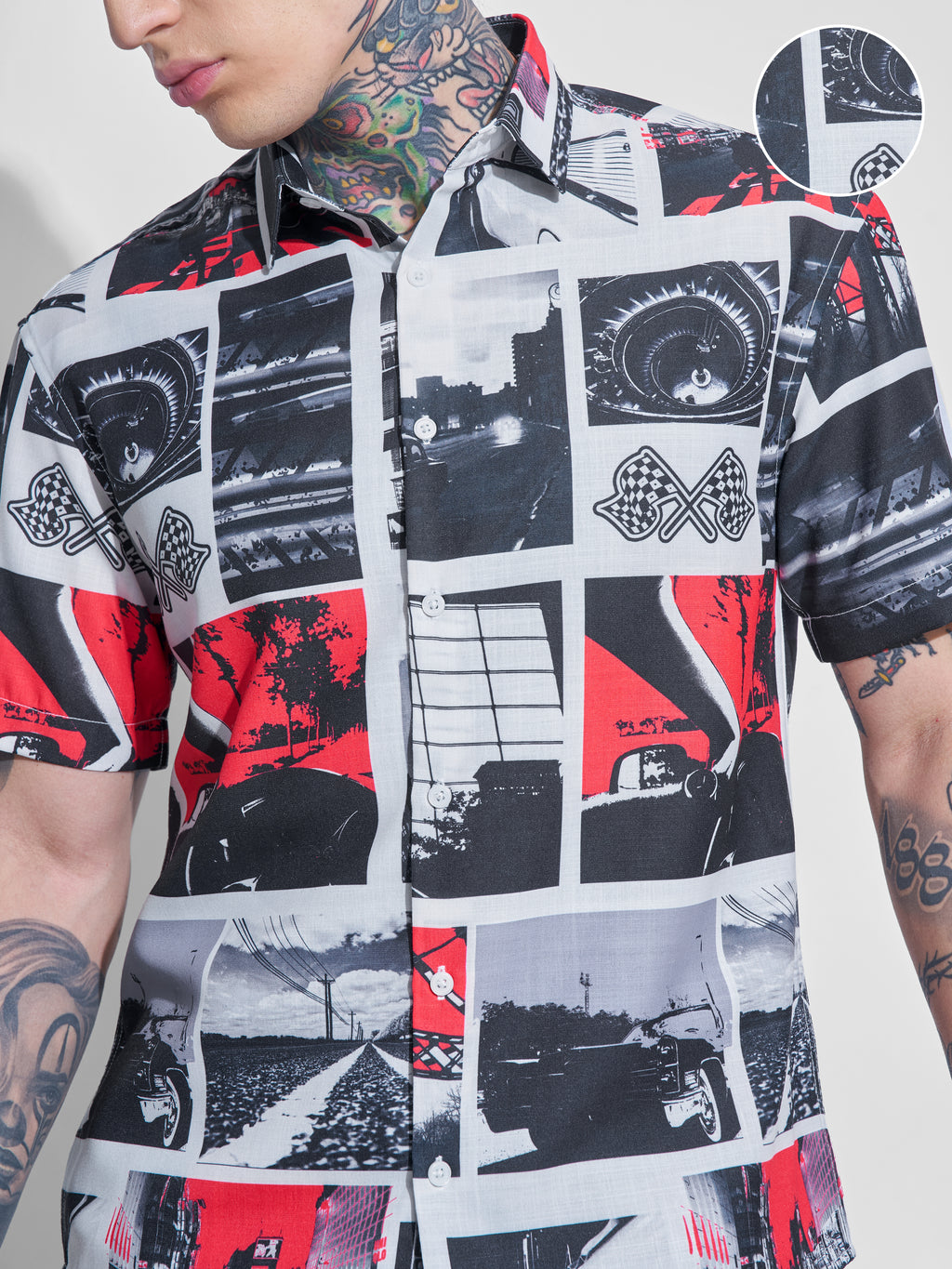Highlander Men Multi Printed Relaxed Fit Casual Shirt - Multi - Image 5