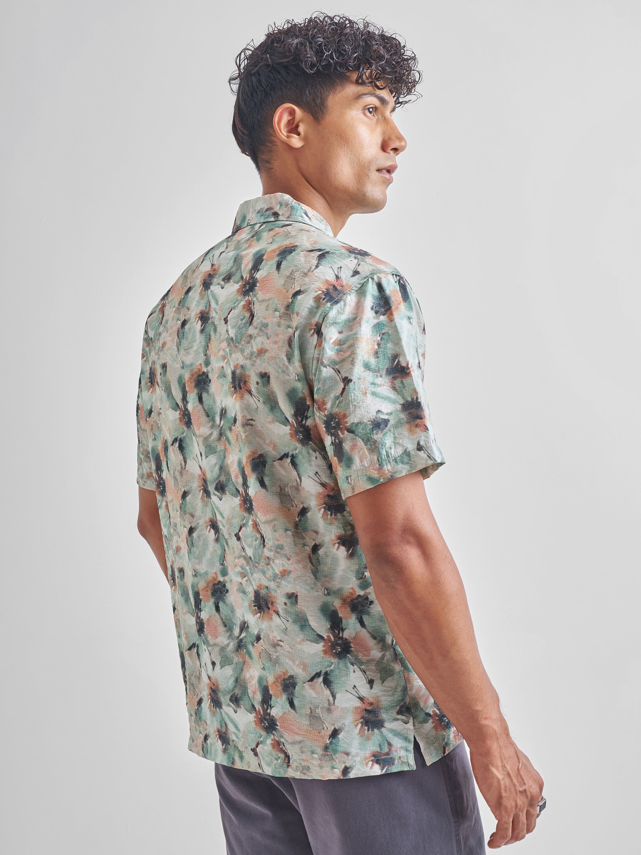 Highlander Men Multi Printed Relaxed Fit Casual Shirt - Multi - Image 3