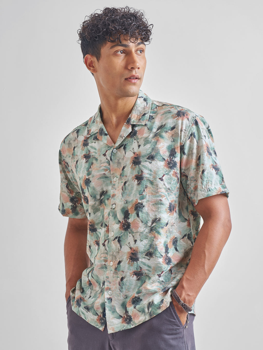 Highlander Men Multi Printed Relaxed Fit Casual Shirt - Multi - Image 4
