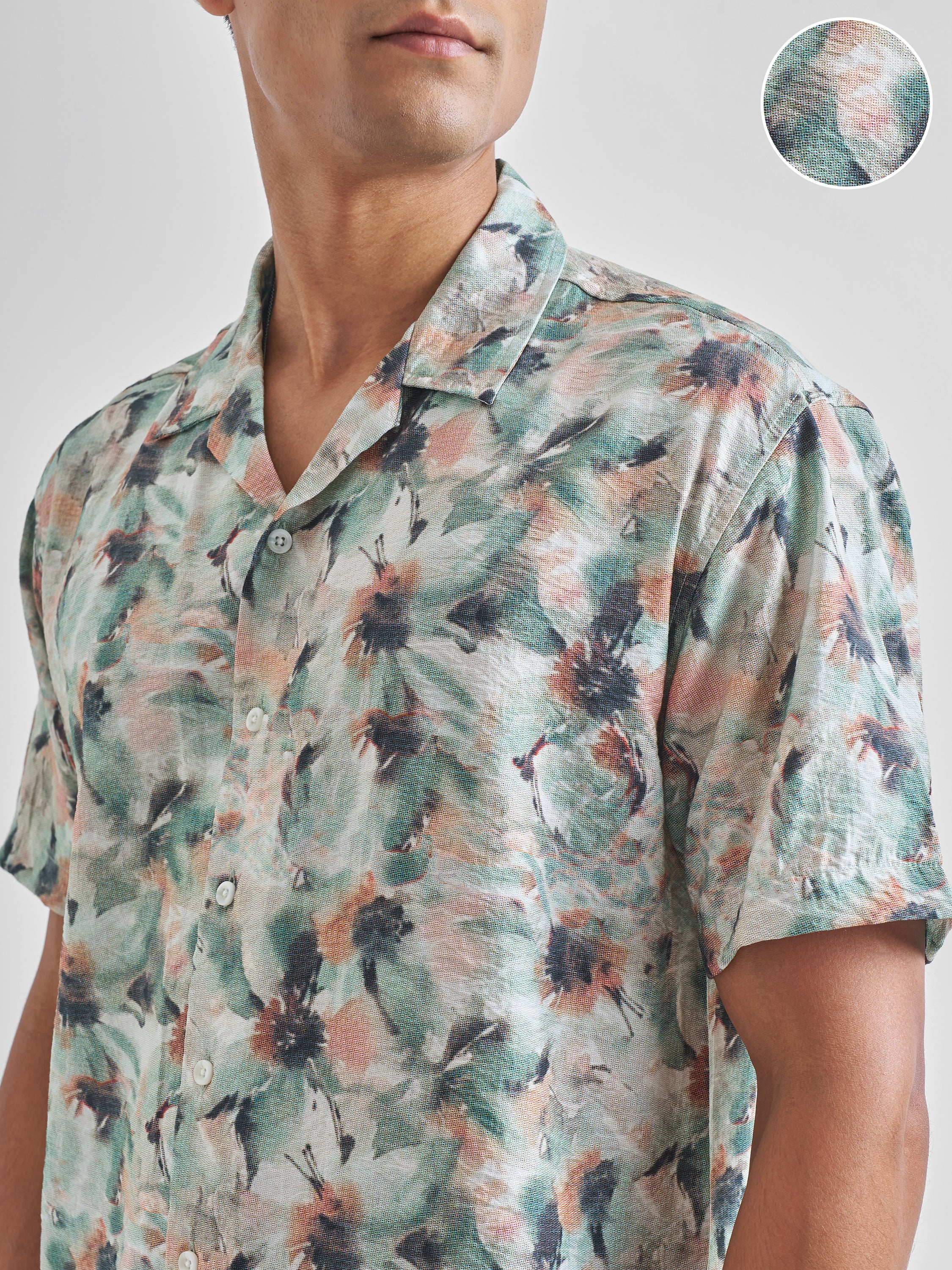 Highlander Men Multi Printed Relaxed Fit Casual Shirt - Multi - Image 5