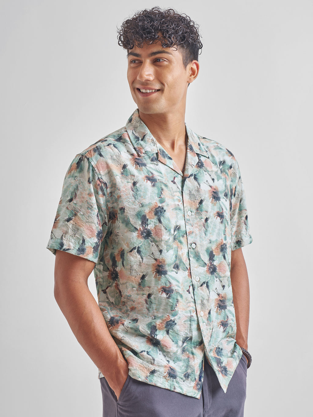 Highlander Men Multi Printed Relaxed Fit Casual Shirt - Multi - Image 6