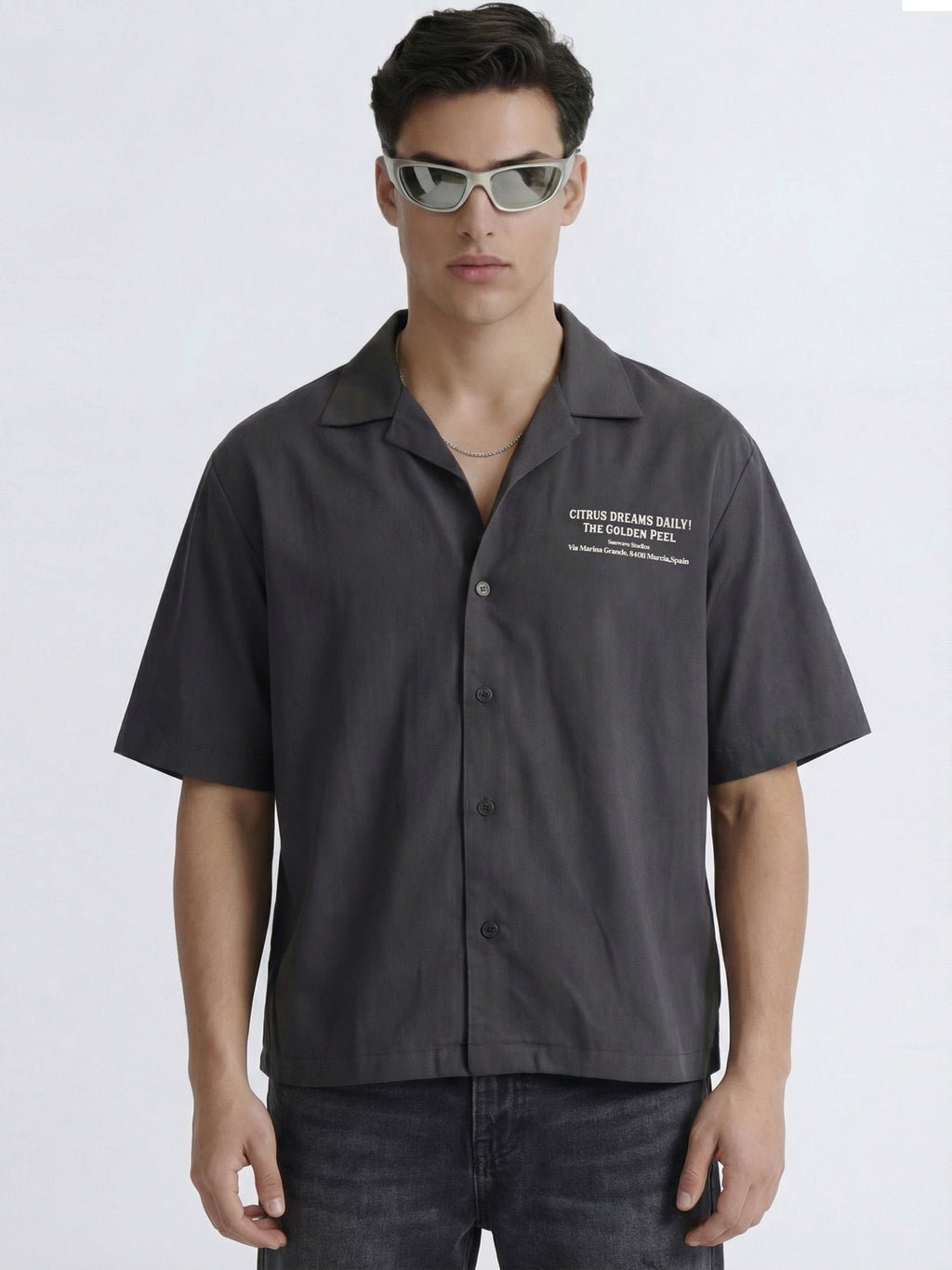 Highlander Men Black Printed Boxy Fit Casual Shirt - Black - Image 3