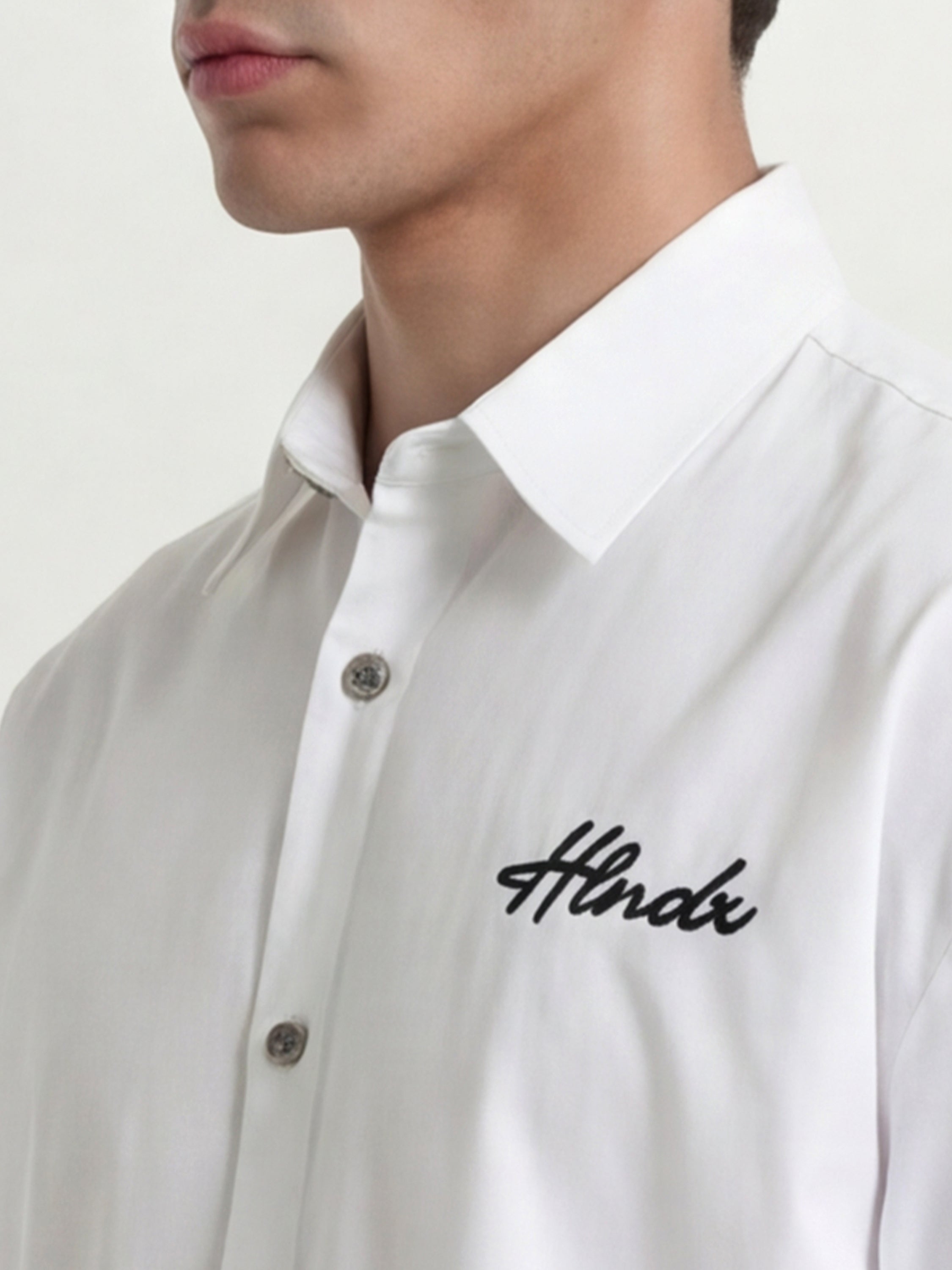 Highlander Men White Printed Boxy Fit Casual Shirt - White - Image 5