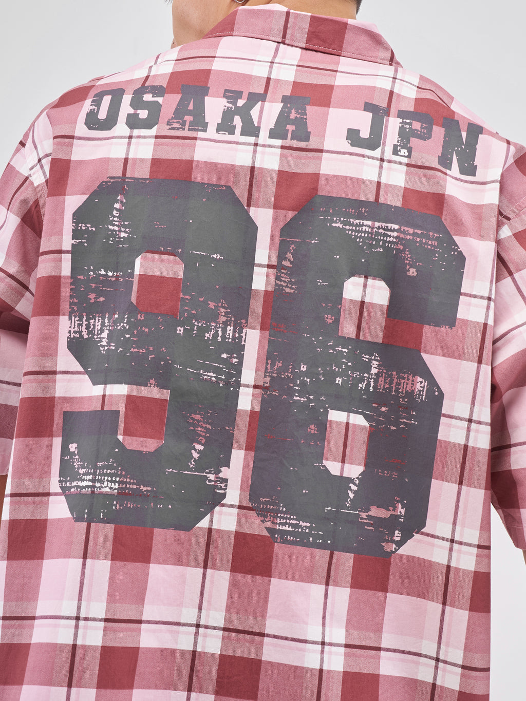 Highlander Men Pink Checked Boxy Fit Casual Shirt - Pink - Image 7