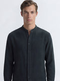 Highlander Men Green Self Design Relaxed Fit Casual Shirt - Green - Image 1