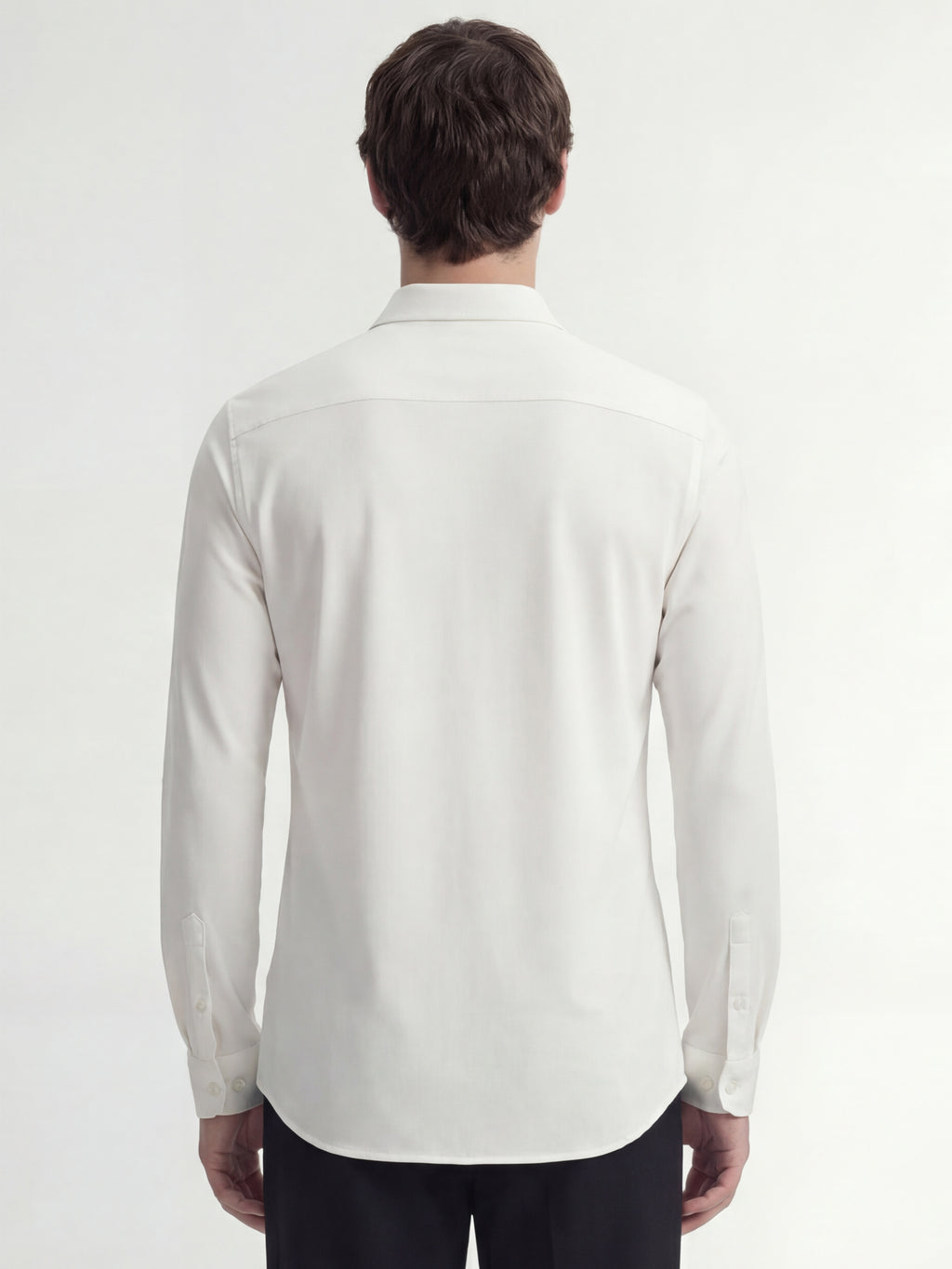 Highlander Men White Solid Slim Fit Casual Shirt - White - Image 3