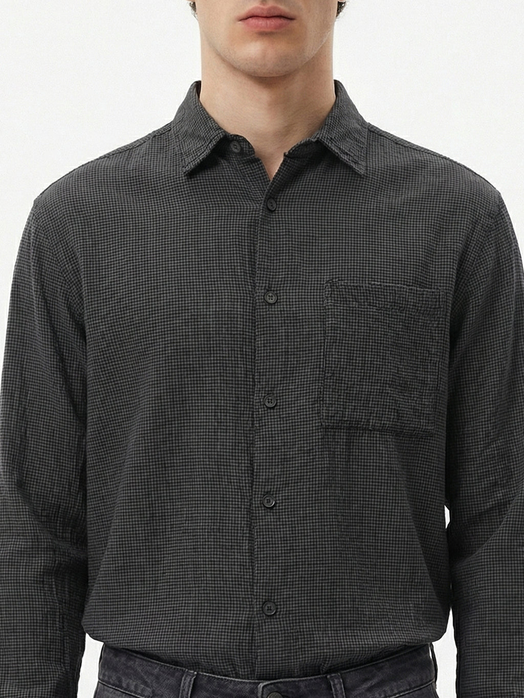 Highlander Men Black Checked Relaxed Fit Casual Shirt - Black - Image 6
