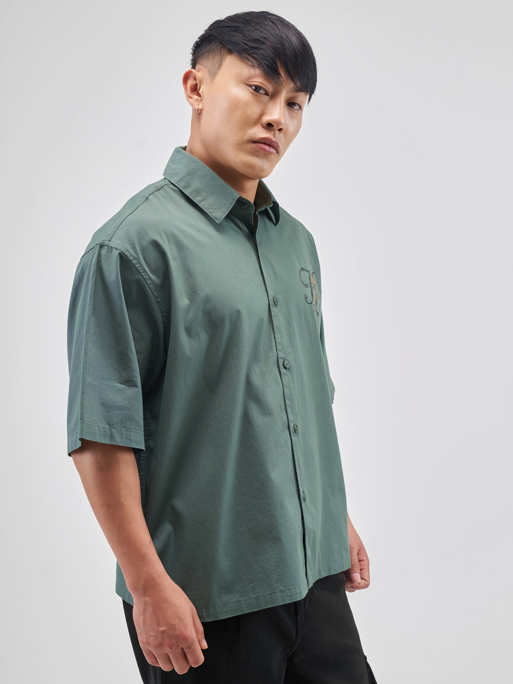 Highlander Men Green Printed Boxy Fit Casual Shirt - Green - Image 6