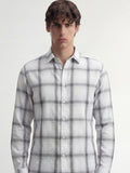 Highlander Men Blue Checked Regular Fit Casual Shirt - Blue - Image 1