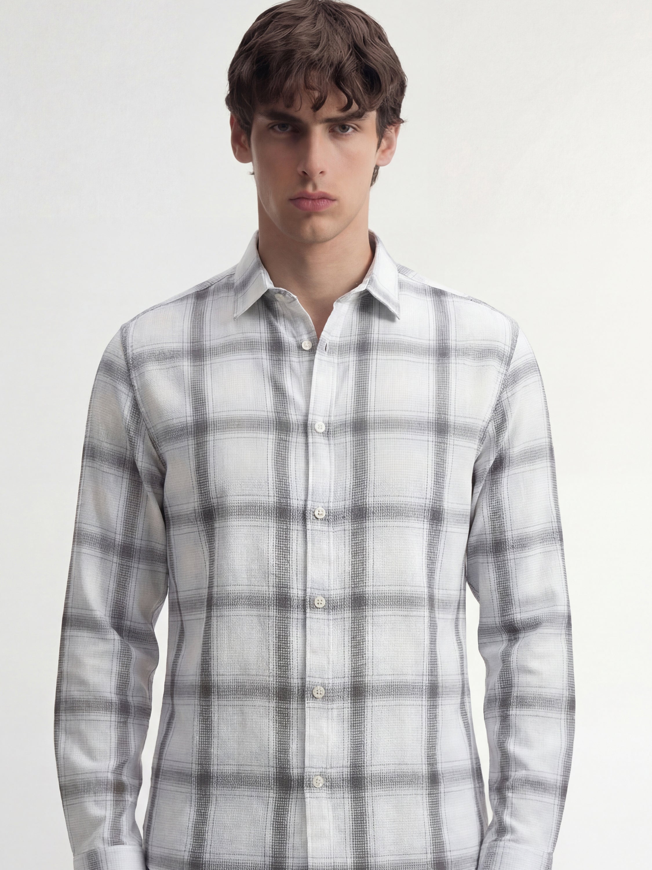 Highlander Men Blue Checked Regular Fit Casual Shirt - Blue - Image 1