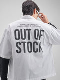 Highlander Men White Printed Boxy Fit Casual shirt - White - Image 1