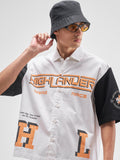 Highlander Men White Printed Boxy Fit Casual Shirt - White - Image 1