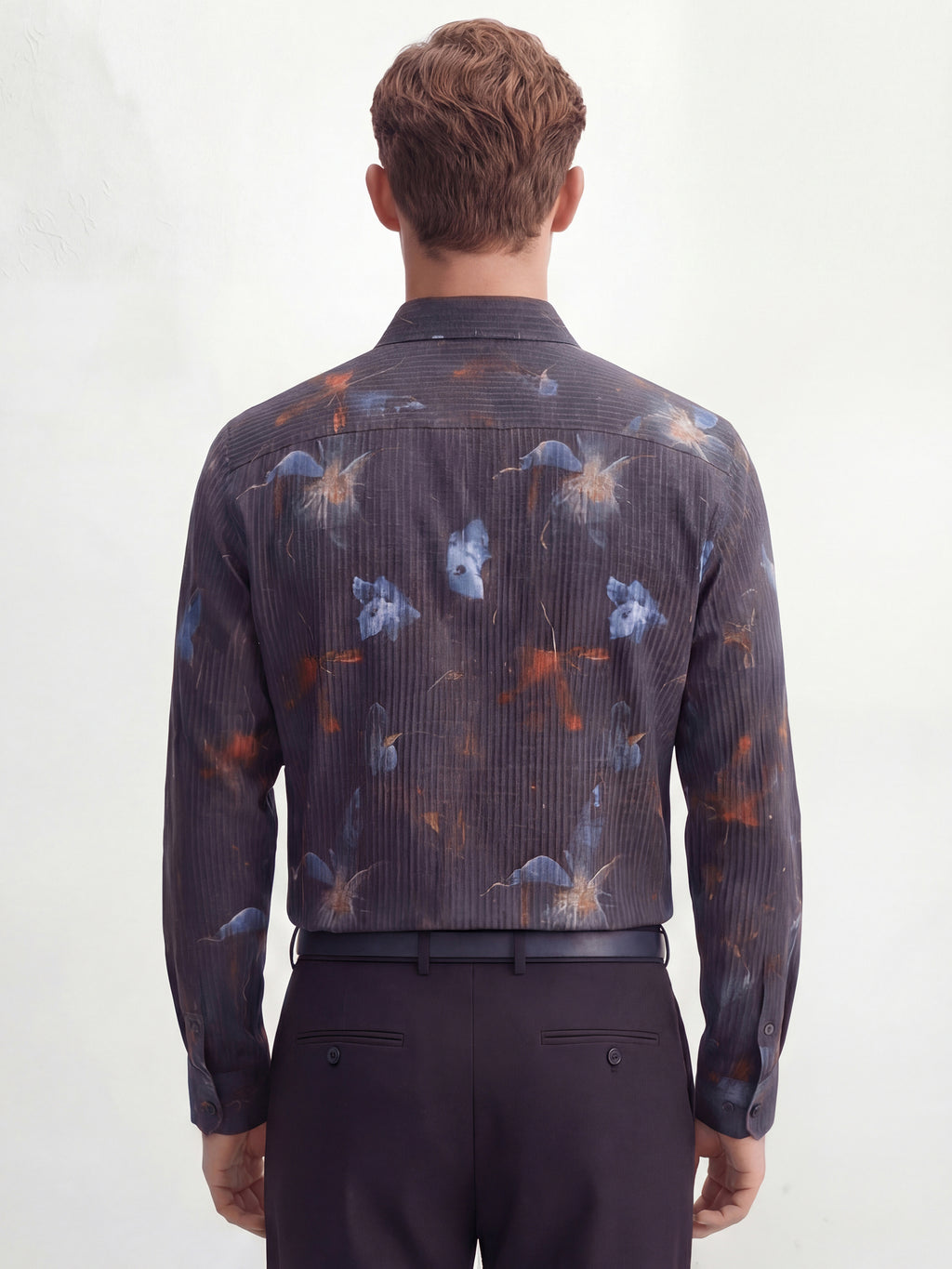 Highlander Men Black Printed Slim Fit Casual Shirt - Black - Image 3