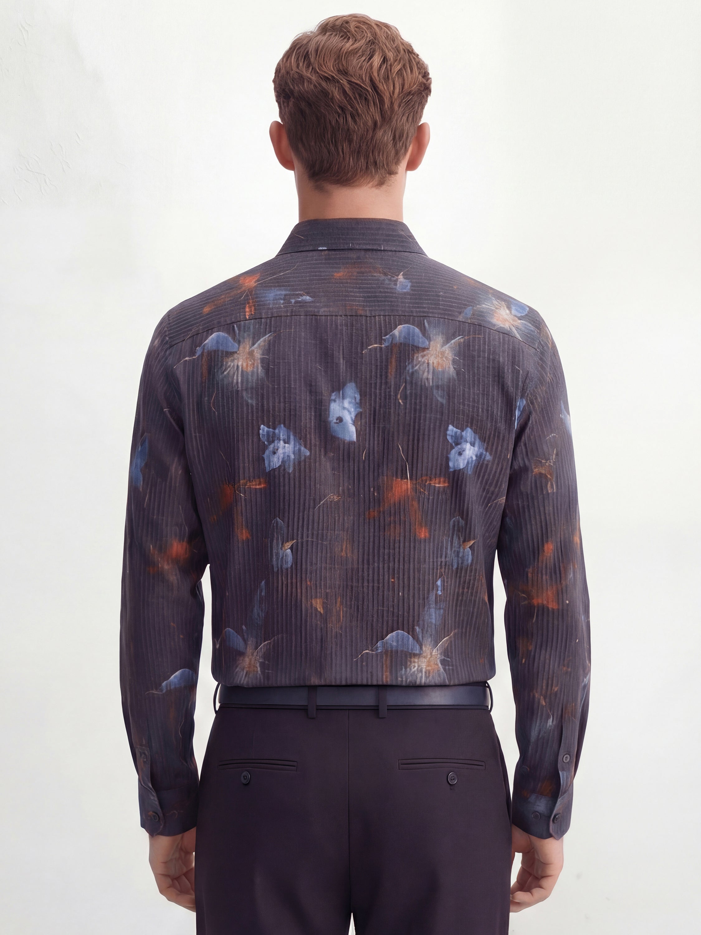 Highlander Men Black Printed Slim Fit Casual Shirt - Black - Image 3