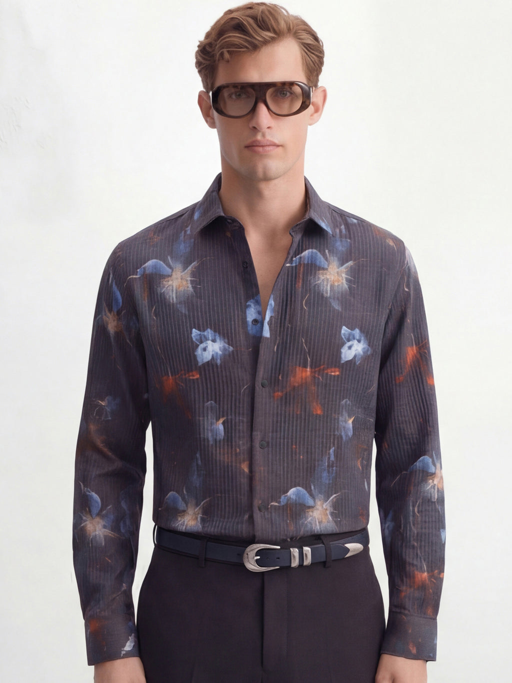 Highlander Men Multi Printed Slim Fit Casual Shirt - Multi - Image 1