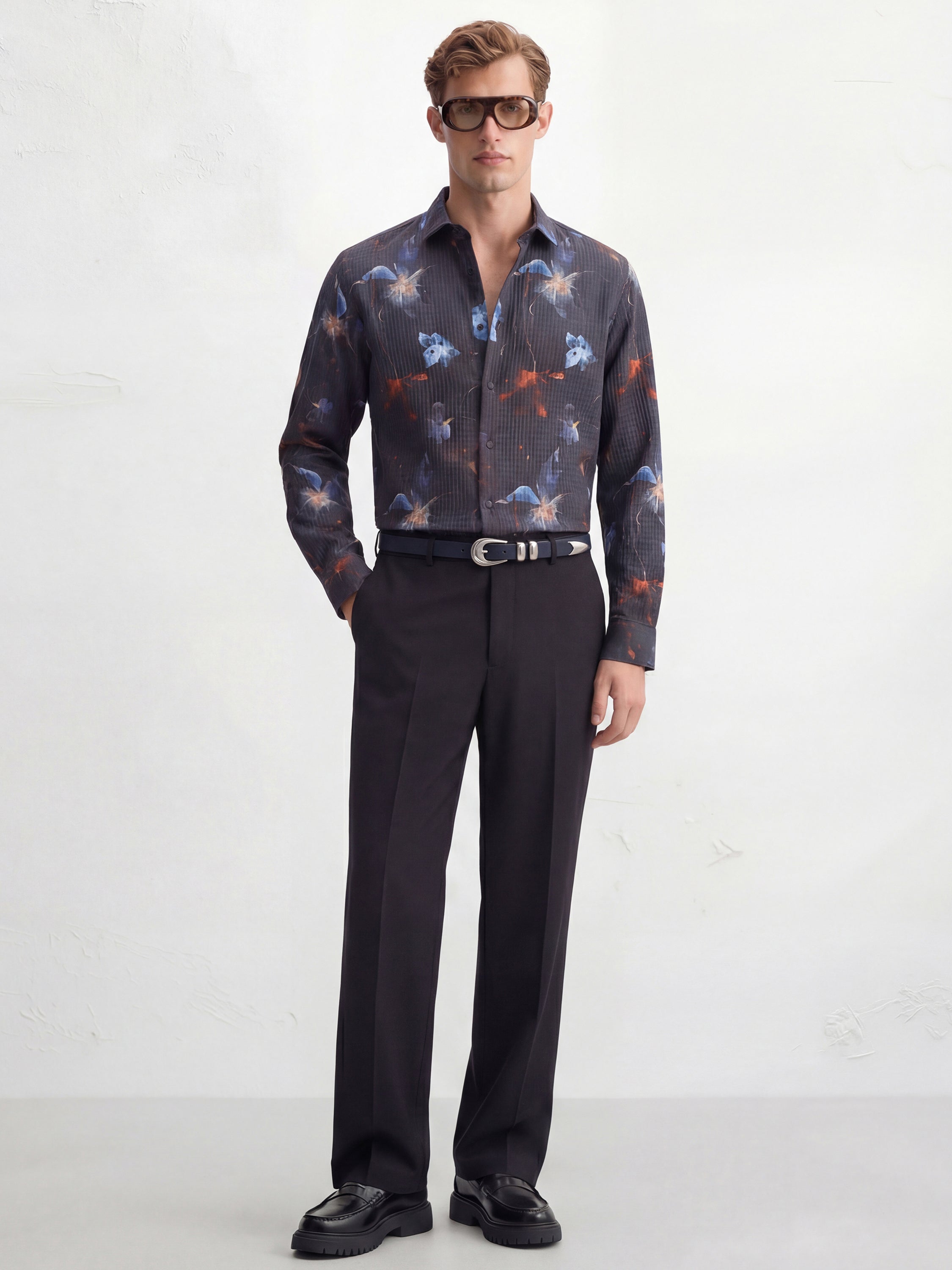 Highlander Men Multi Printed Slim Fit Casual Shirt - Multi - Image 2