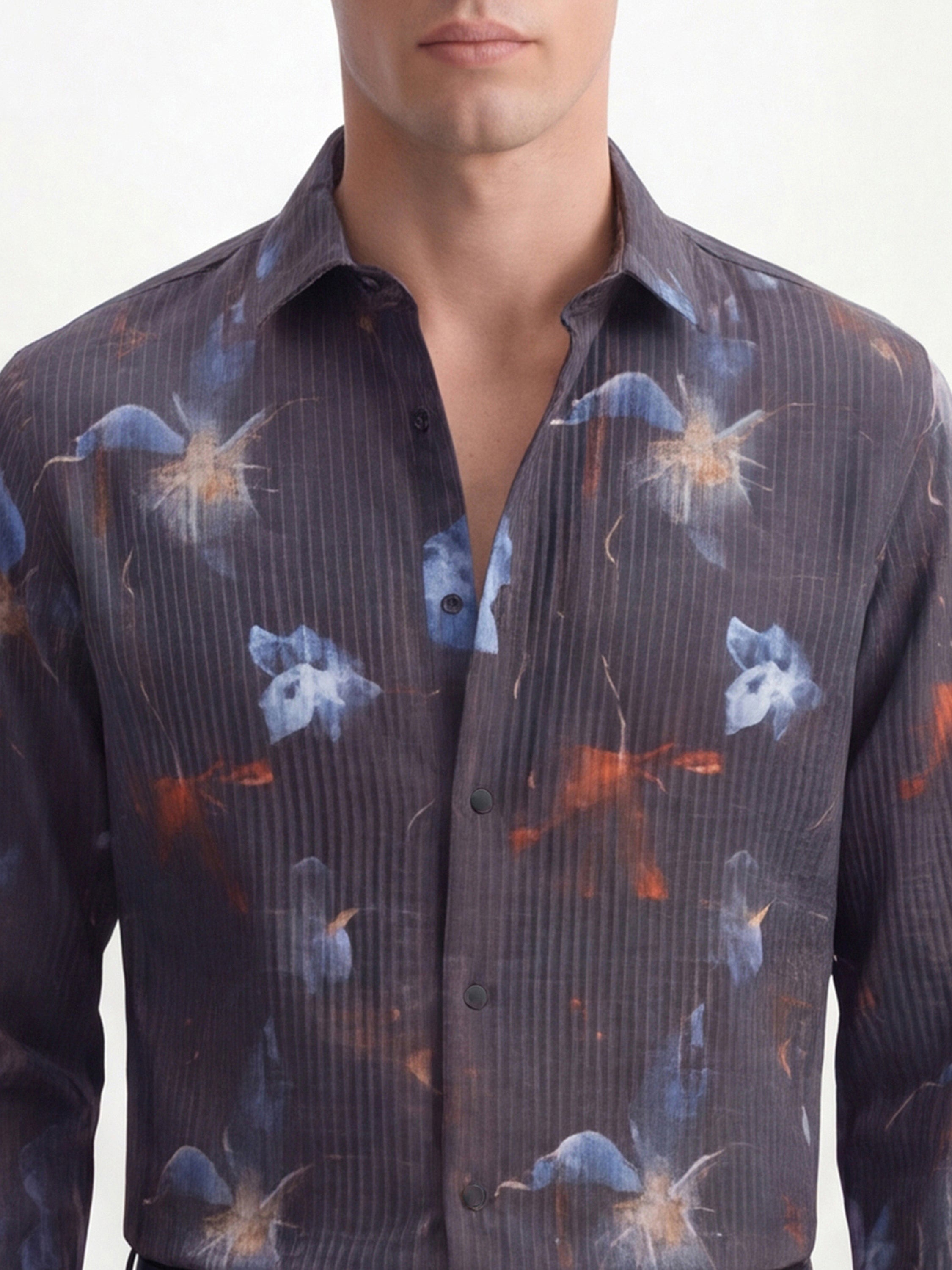 Highlander Men Multi Printed Slim Fit Casual Shirt - Multi - Image 5