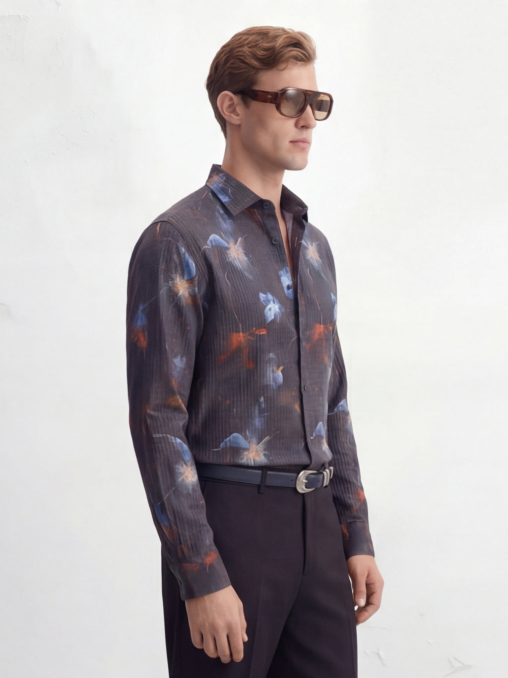 Highlander Men Multi Printed Slim Fit Casual Shirt - Multi - Image 6