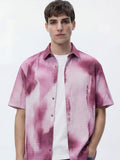 Highlander Men Maroon Printed Relaxed Fit Casual Shirt - Maroon - Image 1