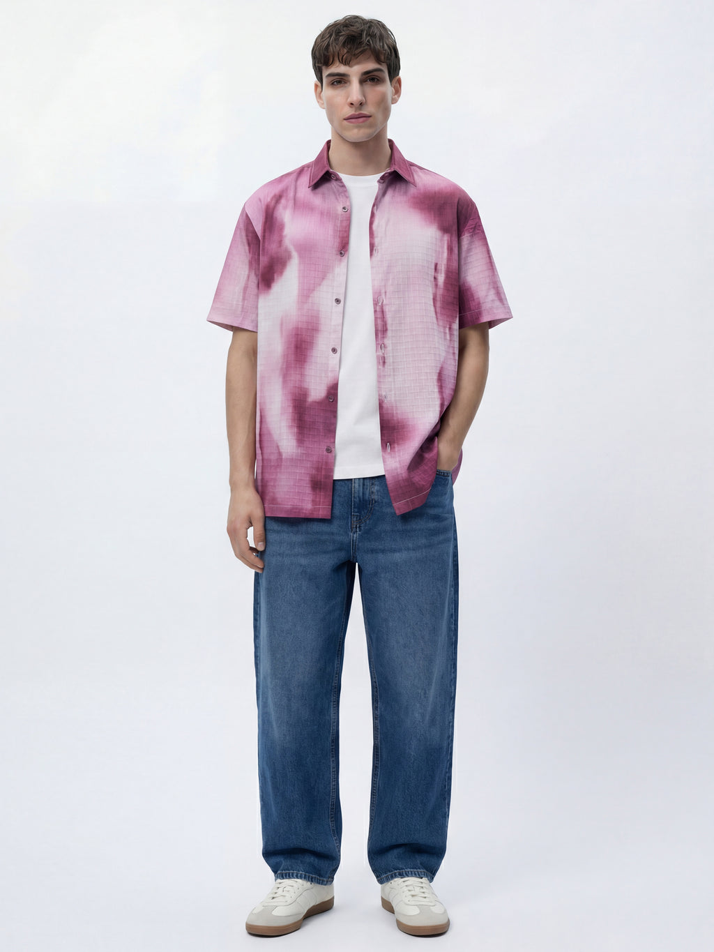 Highlander Men Maroon Printed Relaxed Fit Casual Shirt - Maroon - Image 2