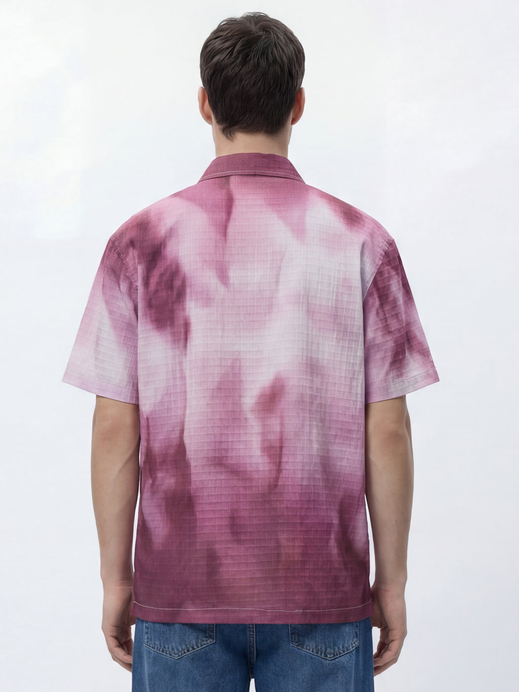 Highlander Men Maroon Printed Relaxed Fit Casual Shirt - Maroon - Image 3