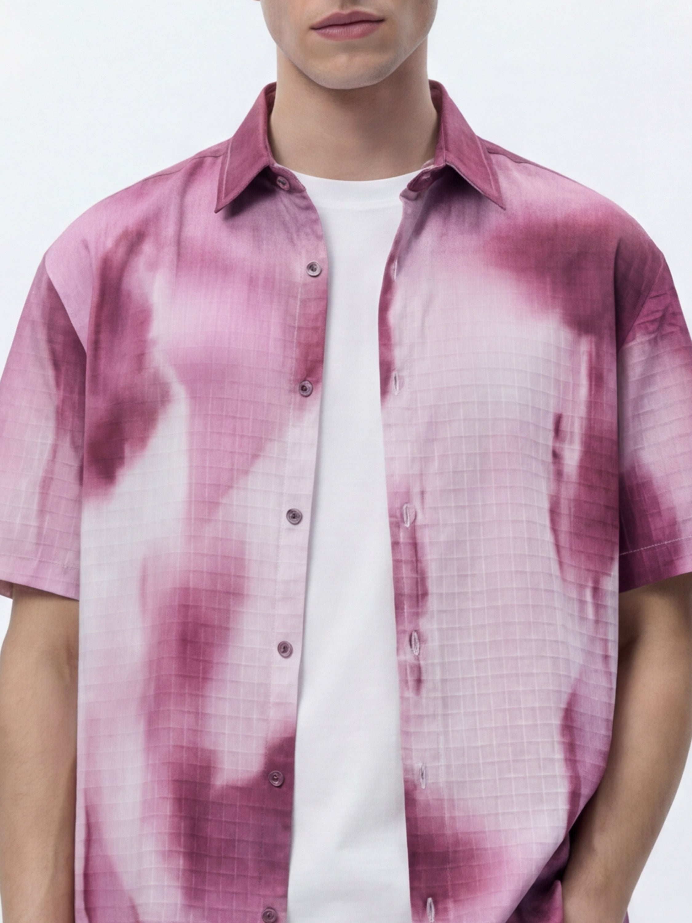 Highlander Men Maroon Printed Relaxed Fit Casual Shirt - Maroon - Image 5