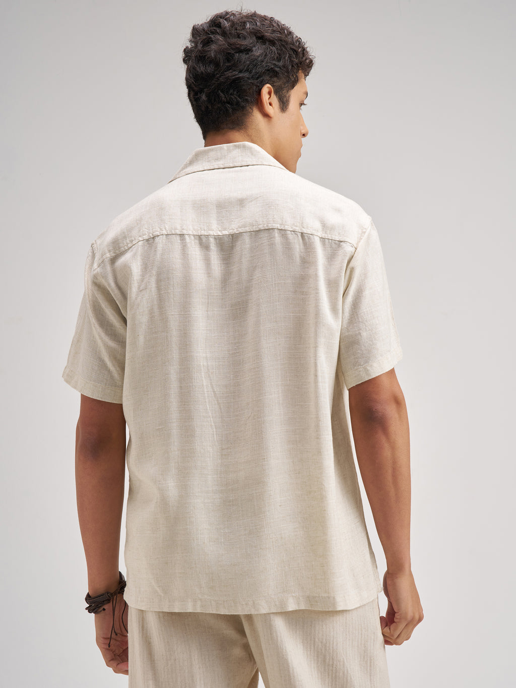 Highlander Men Brown Embroidered Relaxed Fit Casual Shirt - Brown - Image 3
