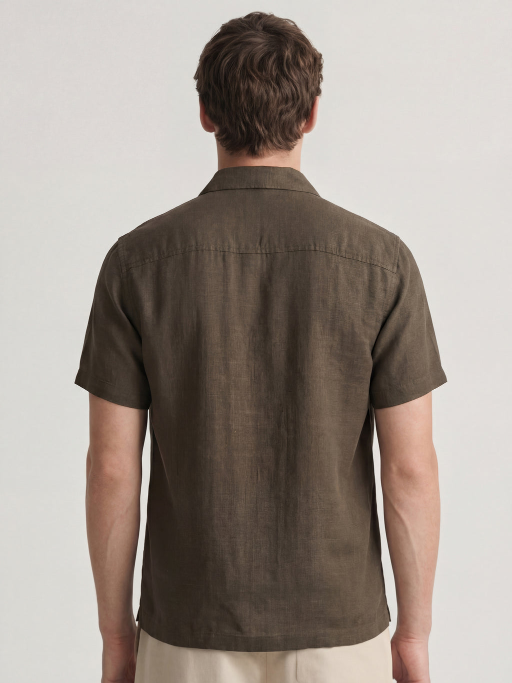 Highlander Men Brown Embroidered Relaxed Fit Casual Shirt - Brown - Image 4