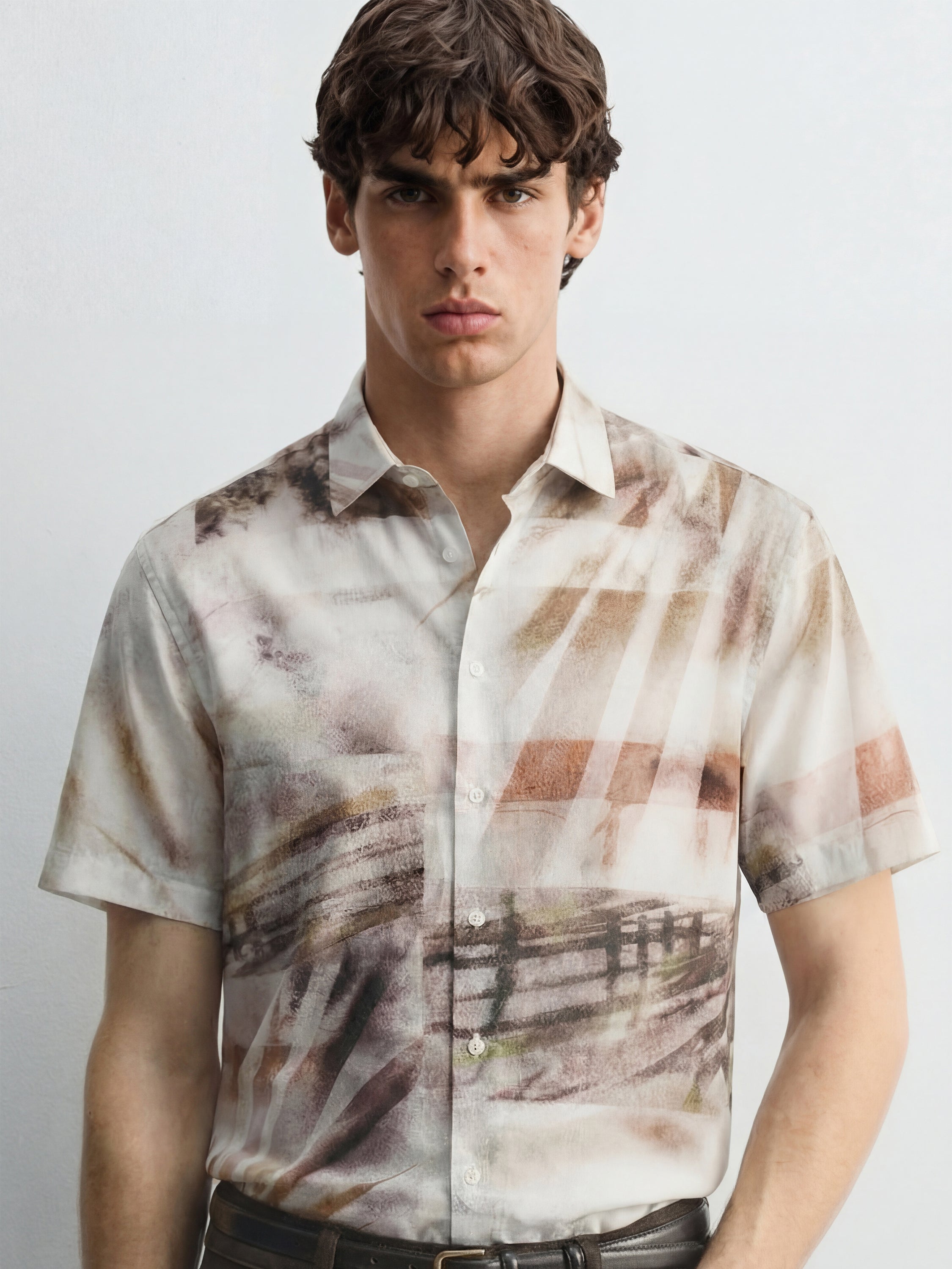 Highlander Men Multi Printed Regular Fit Casual Shirt - Multi - Image 1
