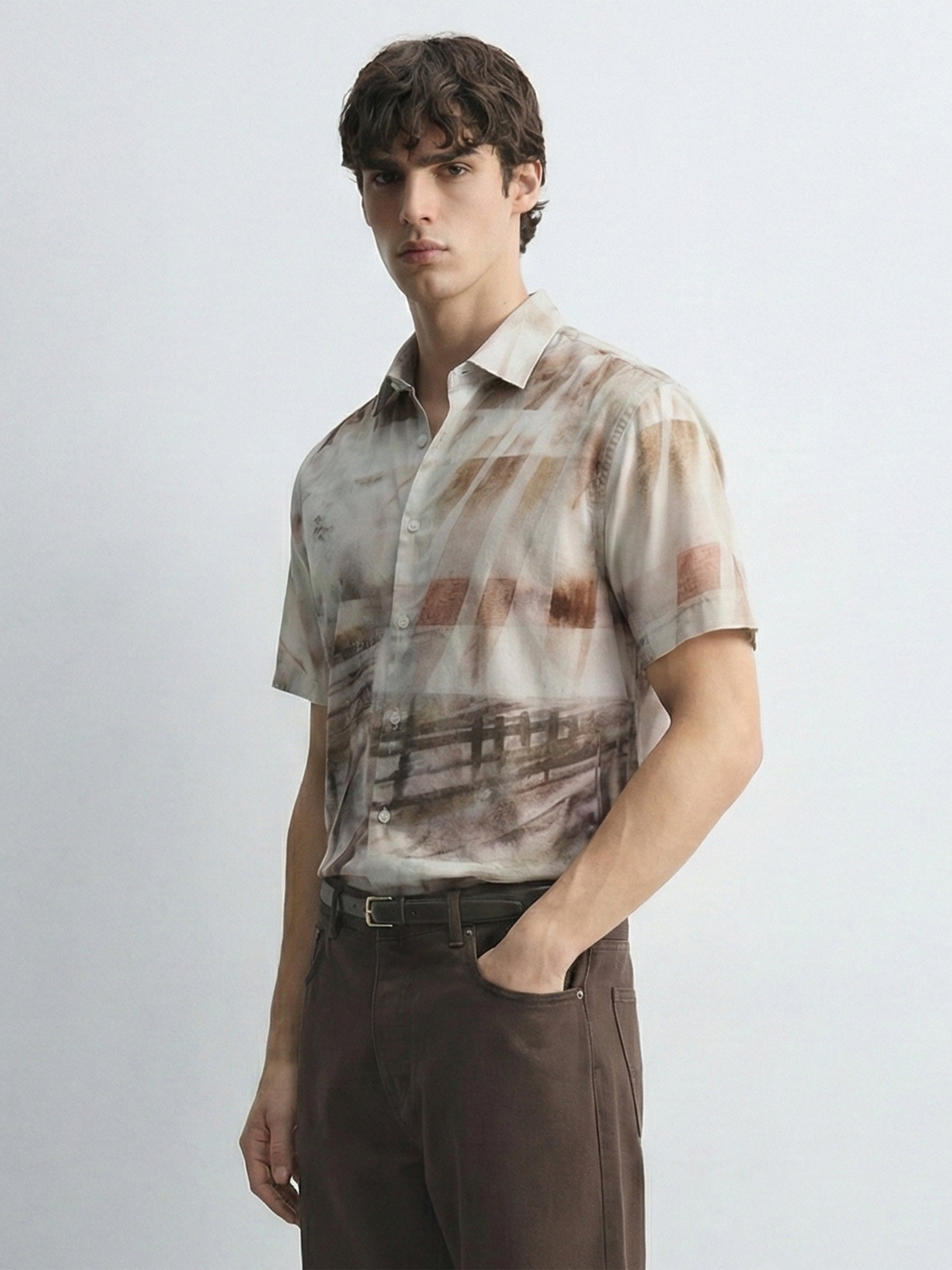 Highlander Men Multi Printed Regular Fit Casual Shirt - Multi - Image 4